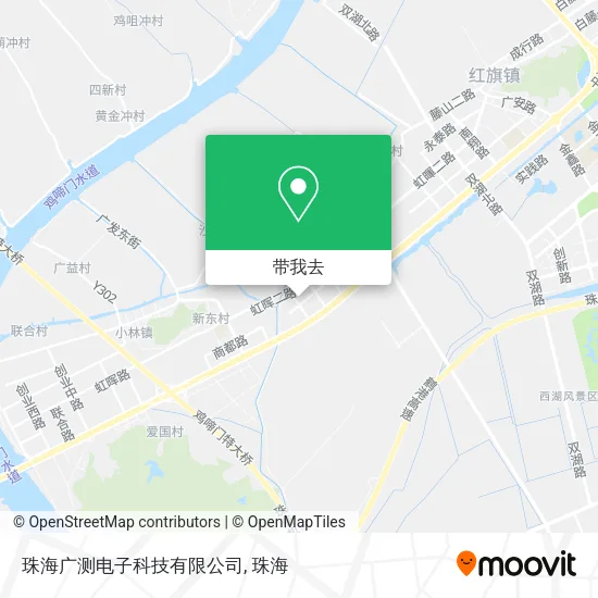珠海广测电子科技有限公司地图