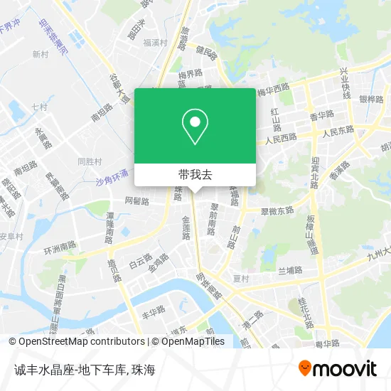 诚丰水晶座-地下车库地图
