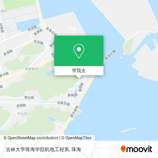 吉林大学珠海学院机电工程系地图
