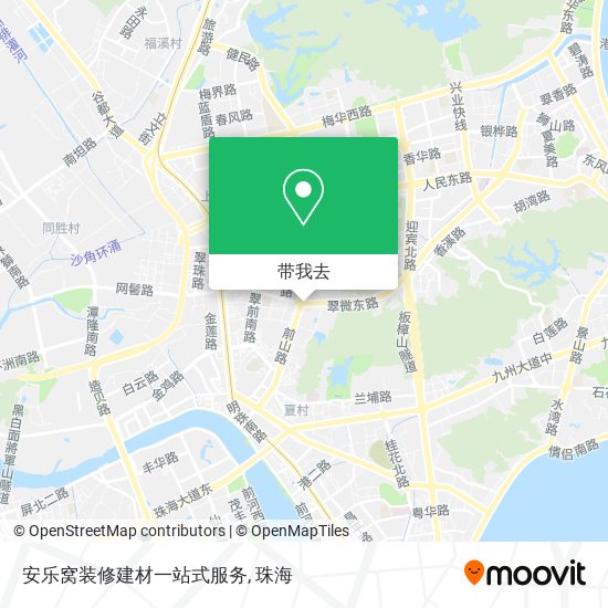 安乐窝装修建材一站式服务地图