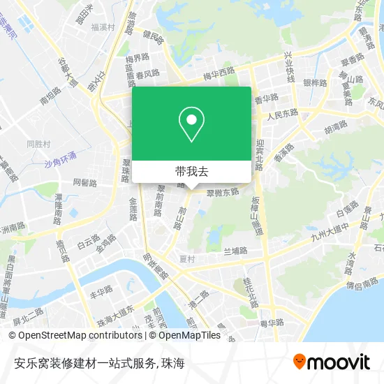 安乐窝装修建材一站式服务地图