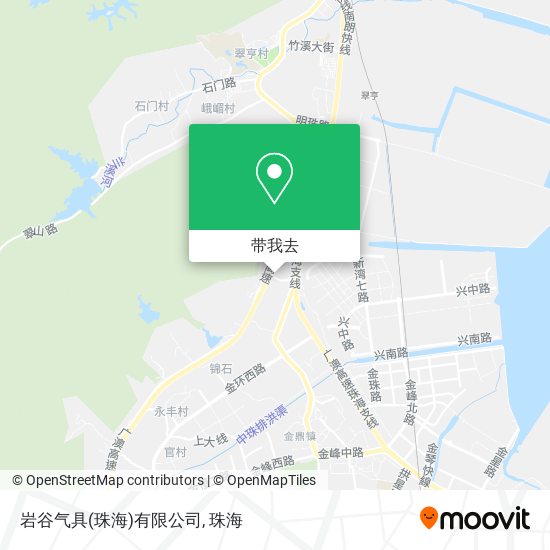 岩谷气具(珠海)有限公司地图