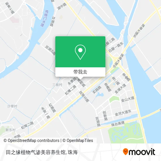 田之缘植物气渗美容养生馆地图