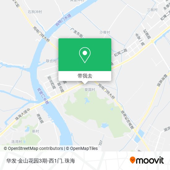 华发·金山花园3期-西1门地图