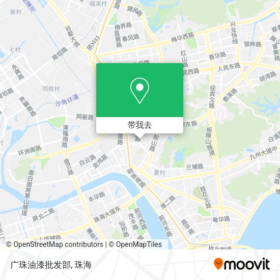 广珠油漆批发部地图