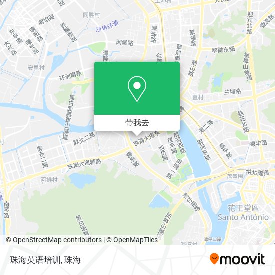 珠海英语培训地图