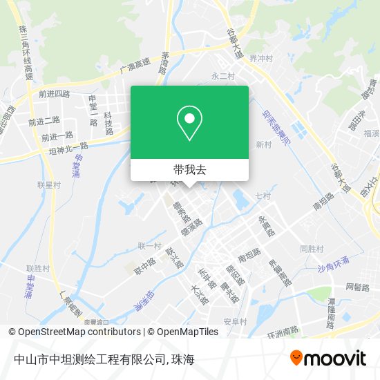 中山市中坦测绘工程有限公司地图