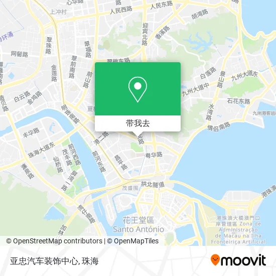 亚忠汽车装饰中心地图