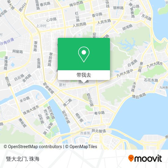 暨大北门地图