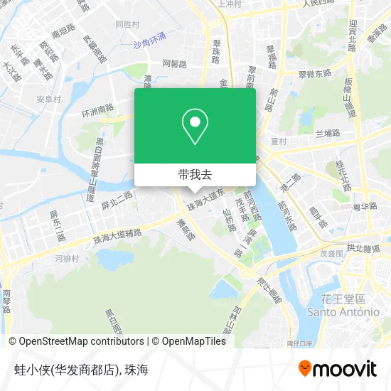 蛙小侠(华发商都店)地图