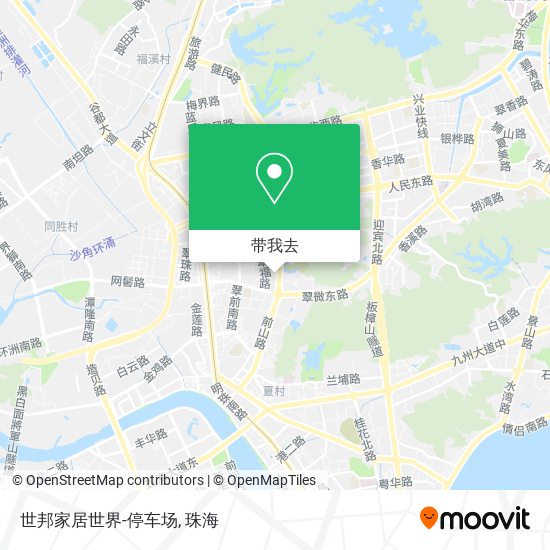 世邦家居世界-停车场地图