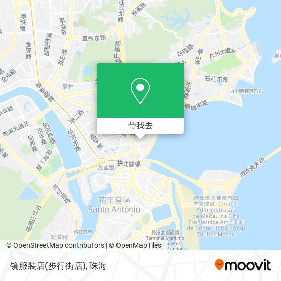 镜服装店(步行街店)地图