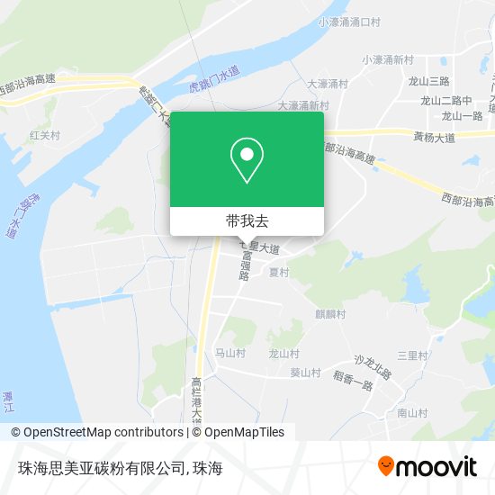 珠海思美亚碳粉有限公司地图