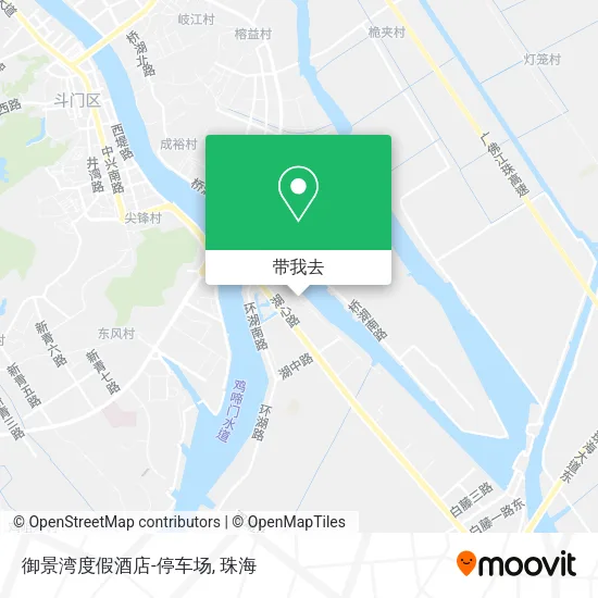 御景湾度假酒店-停车场地图