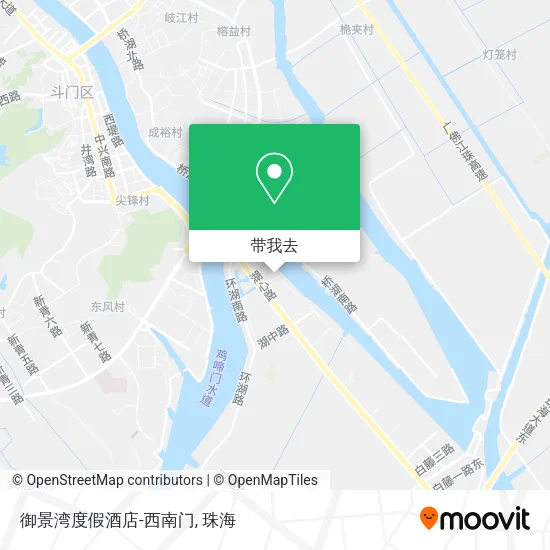 御景湾度假酒店-西南门地图