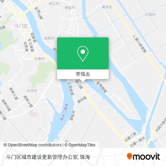 斗门区城市建设更新管理办公室地图