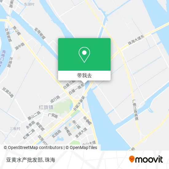 亚黄水产批发部地图