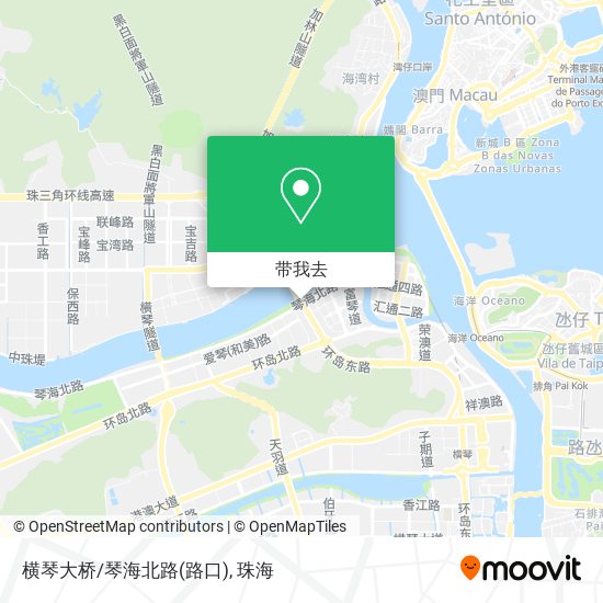横琴大桥/琴海北路(路口)地图