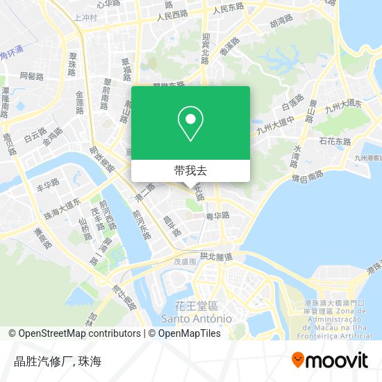 晶胜汽修厂地图