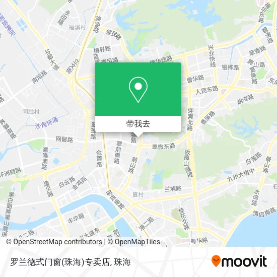 罗兰德式门窗(珠海)专卖店地图