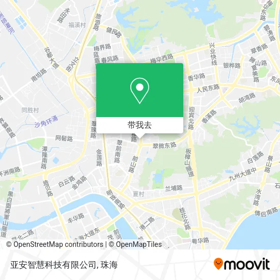 亚安智慧科技有限公司地图