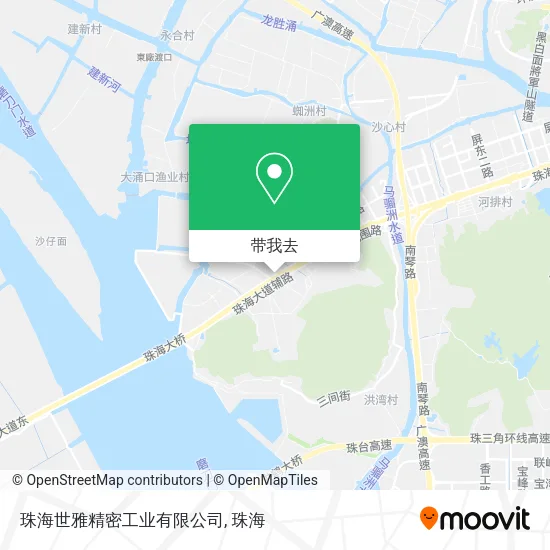 珠海世雅精密工业有限公司地图