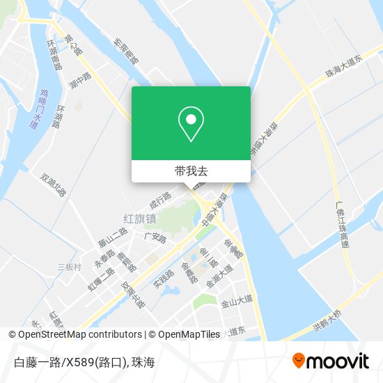白藤一路/X589(路口)地图