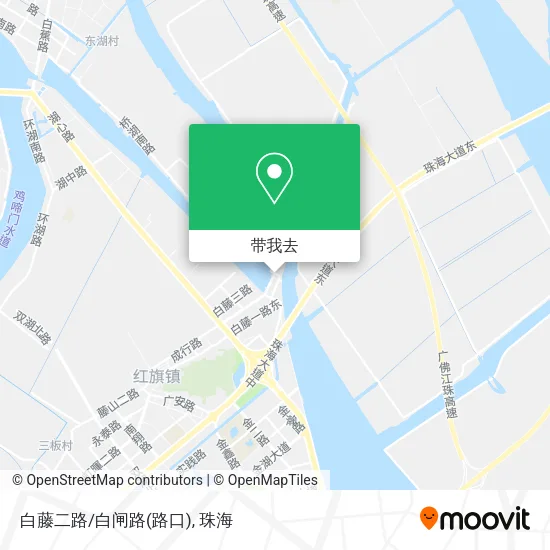 白藤二路/白闸路(路口)地图