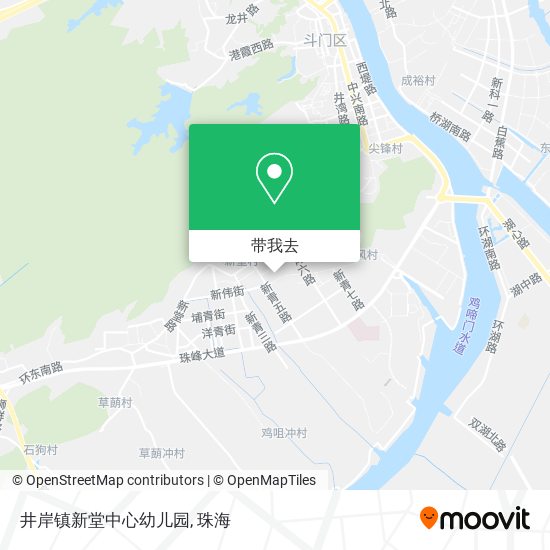 井岸镇新堂中心幼儿园地图