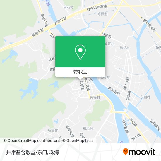井岸基督教堂-东门地图