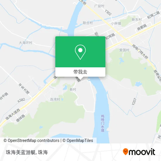 珠海美蓝游艇地图
