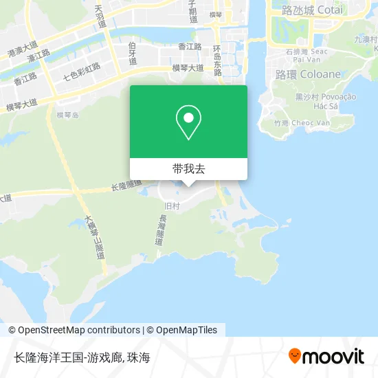 长隆海洋王国-游戏廊地图