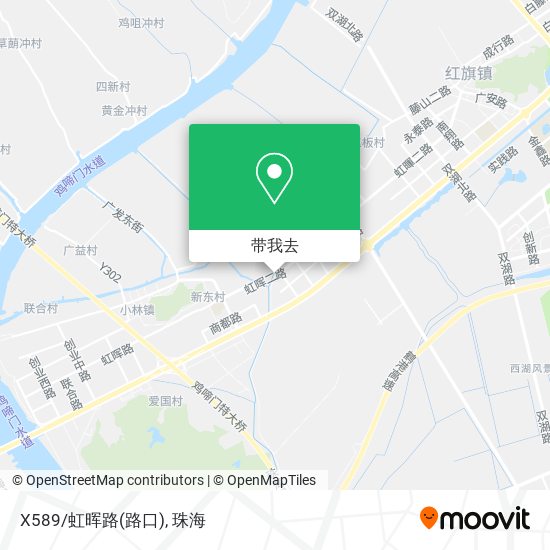 X589/虹晖路(路口)地图