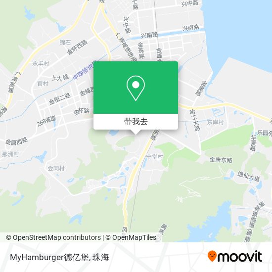 MyHamburger德亿堡地图