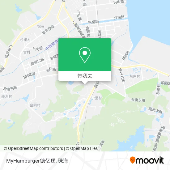 MyHamburger德亿堡地图