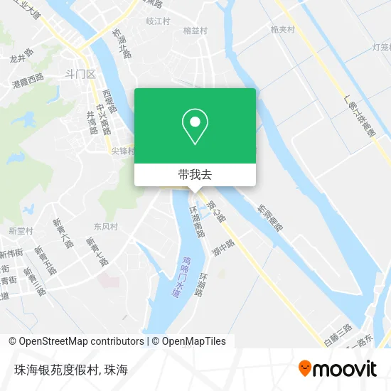 珠海银苑度假村地图