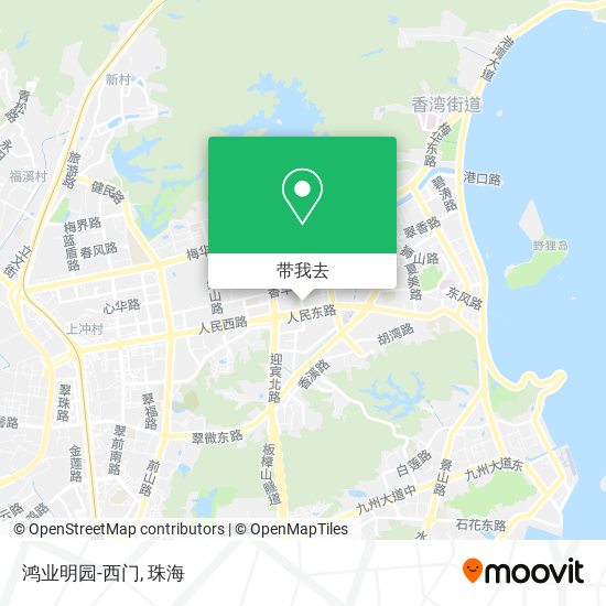 鸿业明园-西门地图