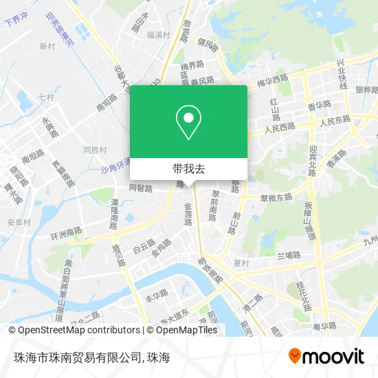 珠海市珠南贸易有限公司地图