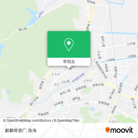麒麟啤酒厂地图