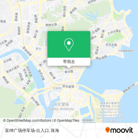 富绅广场停车场-出入口地图