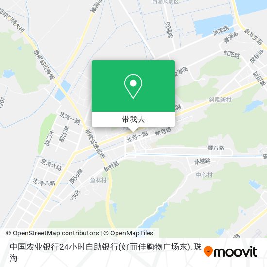 中国农业银行24小时自助银行(好而佳购物广场东)地图