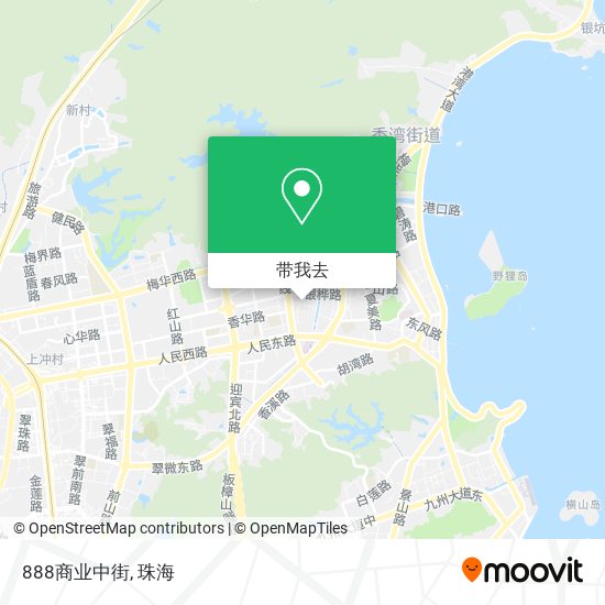 888商业中街地图