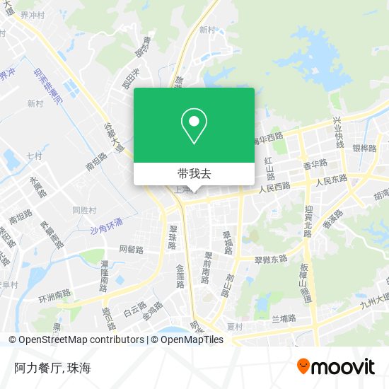 阿力餐厅地图