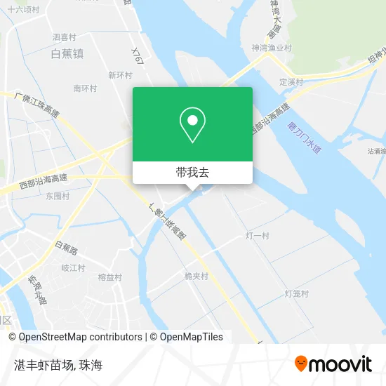 湛丰虾苗场地图