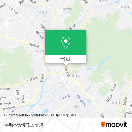 丰顺不锈钢门业地图