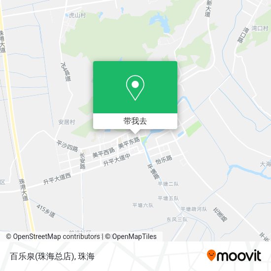 百乐泉(珠海总店)地图