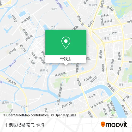 中澳世纪城-南门地图