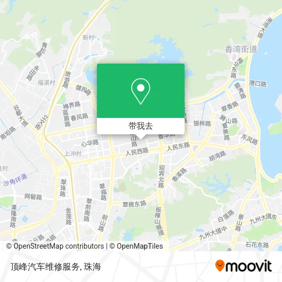 顶峰汽车维修服务地图