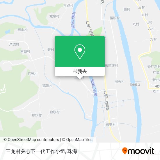 三龙村关心下一代工作小组地图