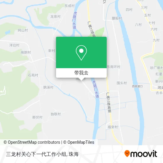 三龙村关心下一代工作小组地图
